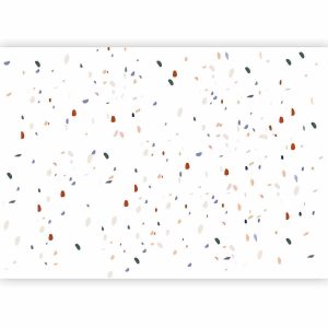 Papier peint - Classic Terrazzo on White Background