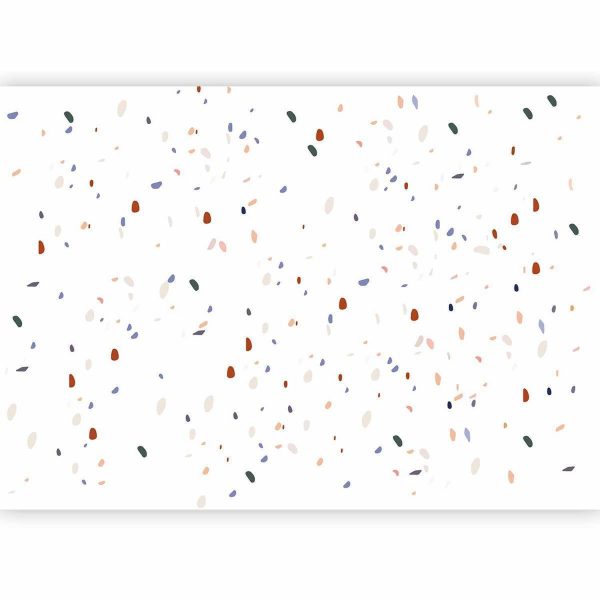 Papier peint - Classic Terrazzo on White Background
