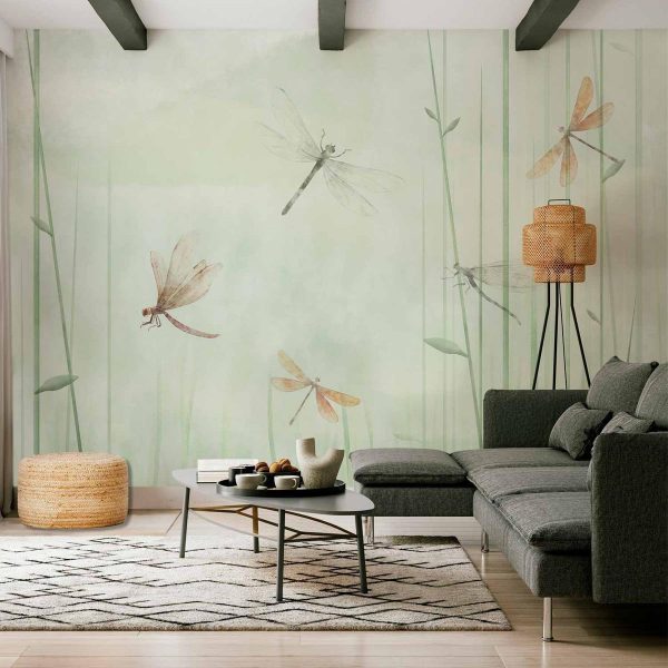 Papier peint - Dragonflies in the Meadow Papier peint - Dragonflies in the Meadow