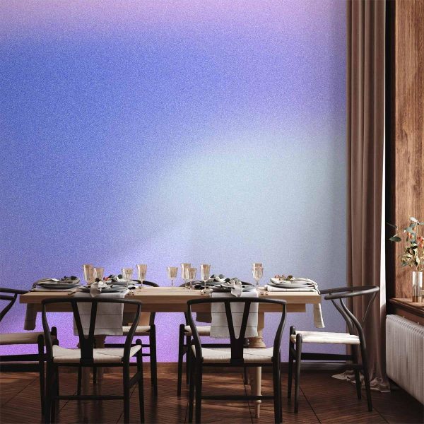 Papier peint - Heather Mist - Delicate Gradient Comprising Various Shades of Violet