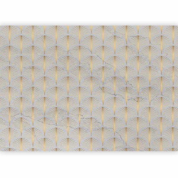 Papier peint - Linear Pattern With Gold