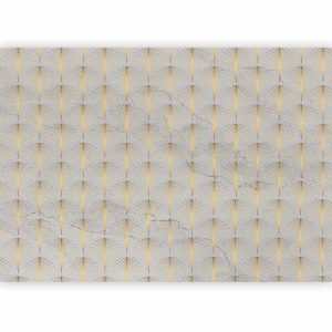 Papier peint - Linear Pattern With Gold