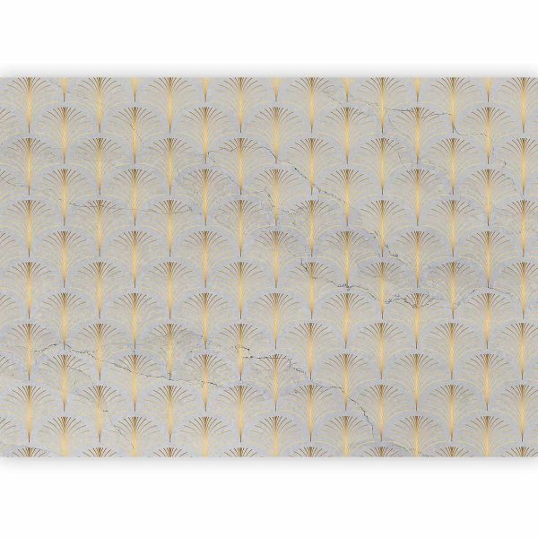 Papier peint - Linear Pattern With Gold