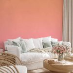 Papier peint - Warm Sunset - Gradient Background from Orange to Pink