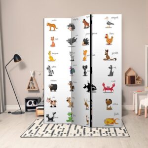Paravent - Learning by playing (animals)
