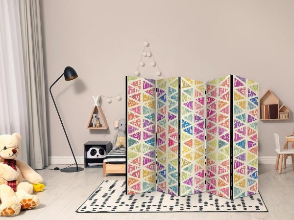 Paravent - Letters nad Triangles II
