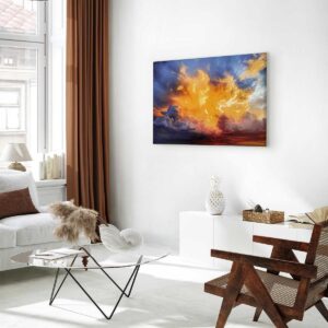 Tableau - Beautiful Sunset - Clouds in Warm Shades