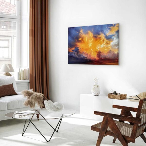 Tableau - Beautiful Sunset - Clouds in Warm Shades