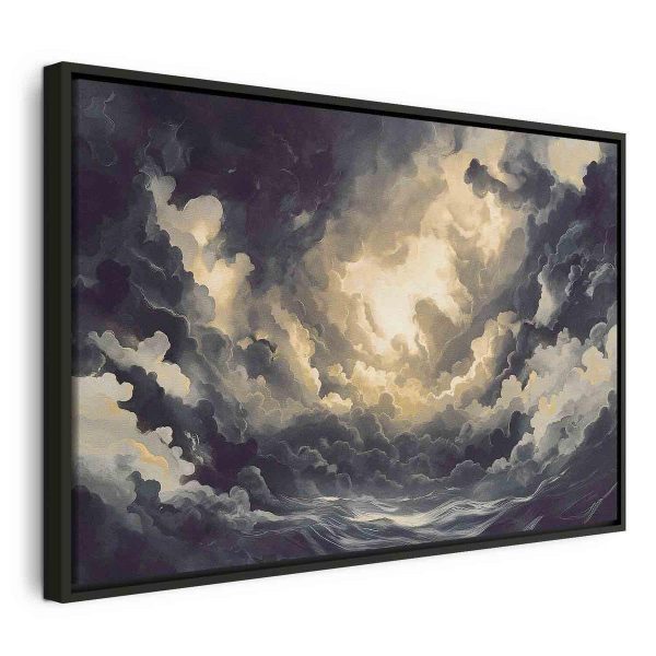 Tableau - Epic Light Play: The Sun Battling for Dominance Over the Clouds Tableau - Epic Light Play: The Sun Battling for Dominance Over the Clouds
