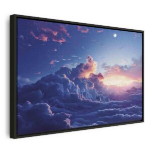 Tableau - Night Concert in the Mountains: Clouds Illuminated by the Last Rays of the Sun