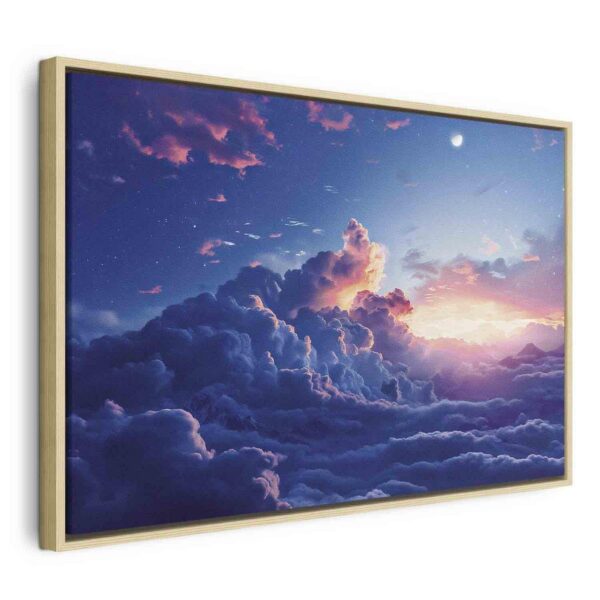 Tableau - Night Concert in the Mountains: Clouds Illuminated by the Last Rays of the Sun