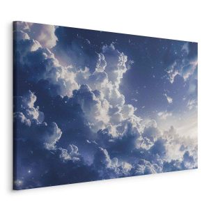 Tableau - Starry Clouds and Delicate Light Over a Corner of the Sky