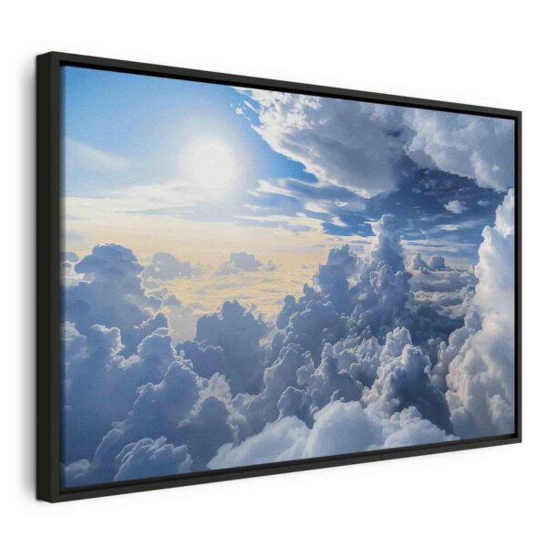 Tableau - Symphony of Light: Sun and Clouds Collaborating on a Beautiful Sky Tableau - Symphony of Light: Sun and Clouds Collaborating on a Beautiful Sky
