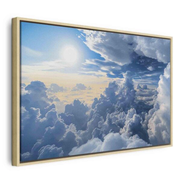 Tableau - Symphony of Light: Sun and Clouds Collaborating on a Beautiful Sky
