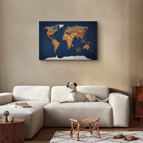 Tableau - World Map: Ink Oceans