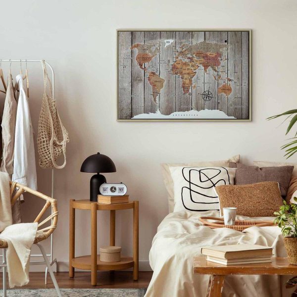Tableau - World Map: Wooden Stories