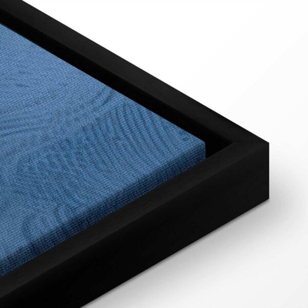 Tableau - Ornament in Blue and Cool Colors Dark Blue Decoration