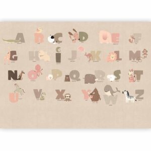 Papier peint - A Beige Alphabet