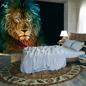 Papier peint - Abstract lion