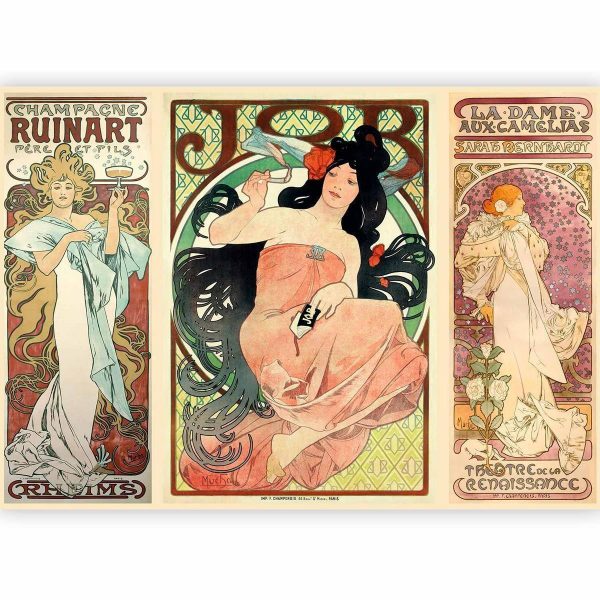 Papier peint - Alphonse Mucha Women's