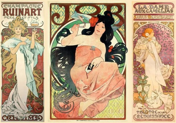 Papier peint - Alphonse Mucha Women's