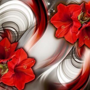 Papier peint - Amaryllis - Ballad of the Red