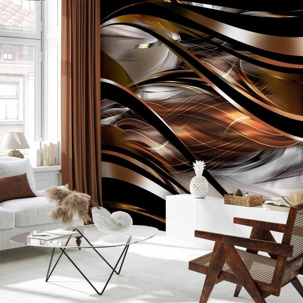 Papier peint - Amber storm Papier peint - Amber storm
