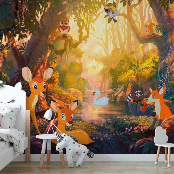Papier peint - Animals in the Forest