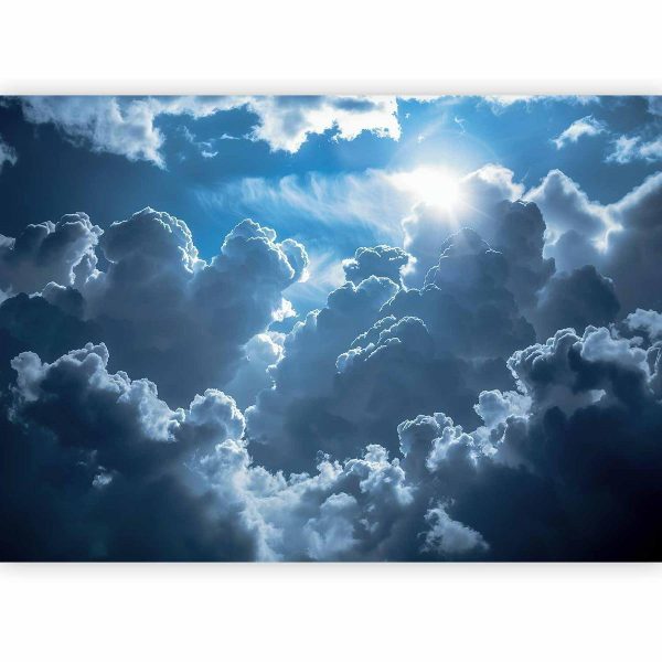 Papier peint - Animated Scenery: The Sun Battling with Clouds