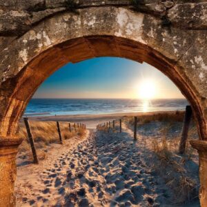 Papier peint - Arch and Beach
