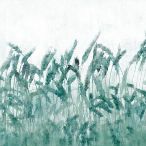 Papier peint - Blue Ears of Wheat