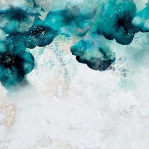 Papier peint - Blue Poppies