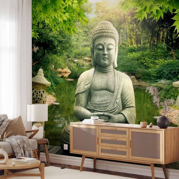 Papier peint - Buddha's garden Papier peint - Buddha's garden