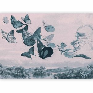Papier peint - Butterflies and Fairy