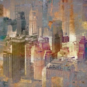 Papier peint - City in the mist