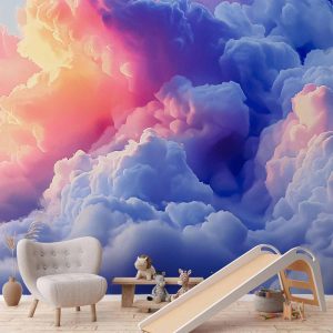 Papier peint - Clouds Like Painted: Artistic Brushes of Dawn Painting the Sky