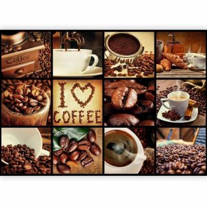 Papier peint - Coffee - Collage