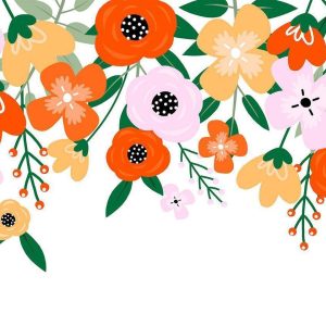 Papier peint - Colorful Bloom - First Variant