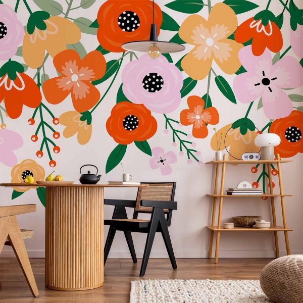 Papier peint - Colorful Bloom - First Variant