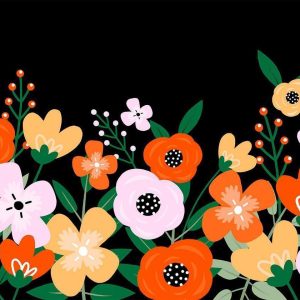 Papier peint - Colorful Bloom - Second Variant