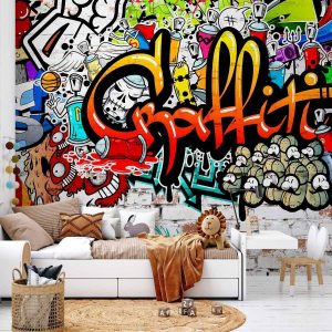 Papier peint - Colorful Graffiti