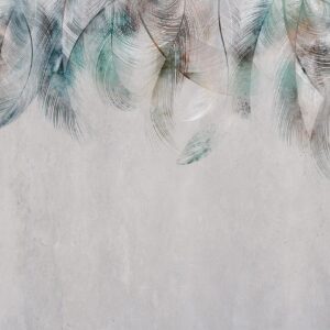 Papier peint - Colourful Feathers