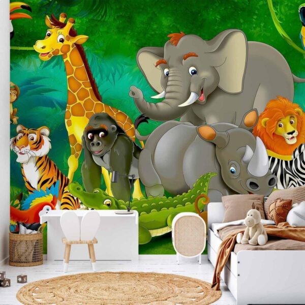 Papier peint - Colourful Safari Papier peint - Colourful Safari