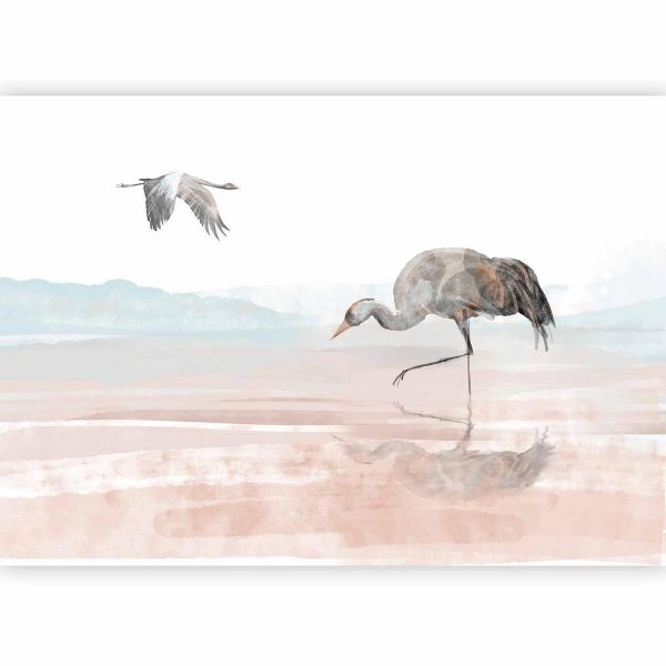 Papier peint - Cranes Over the Water
