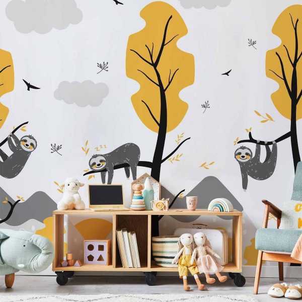 Papier peint - Cute Sloths Papier peint - Cute Sloths