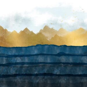 Papier peint - Dawn in the Mountains - Second Variant