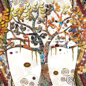 Papier peint - Decorated Tree