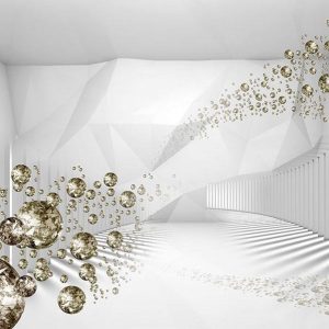 Papier peint - Diamond Corridor (Grey)