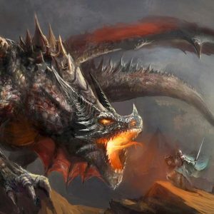 Papier peint - Dragon fire