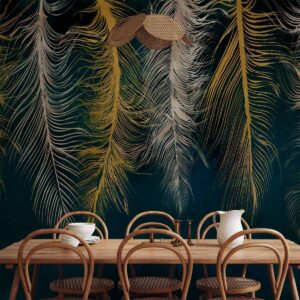 Papier peint - Gilded Feathers